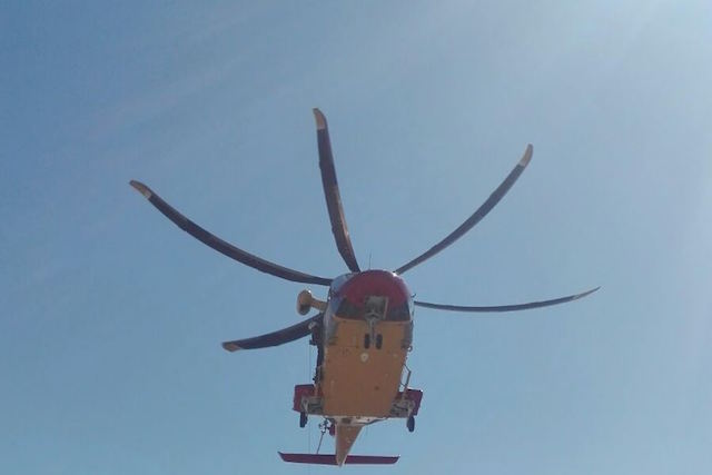 Saviore, elisoccorso per un ferito nel bosco