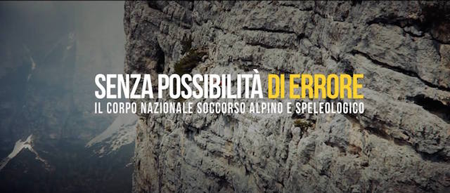 Il Cnsas ripropone il cortometraggio “Senza possibilità di errore” a Vezza d’Oglio