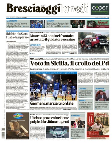 Rassegna stampa quotidiani locali 6 novembre 2017