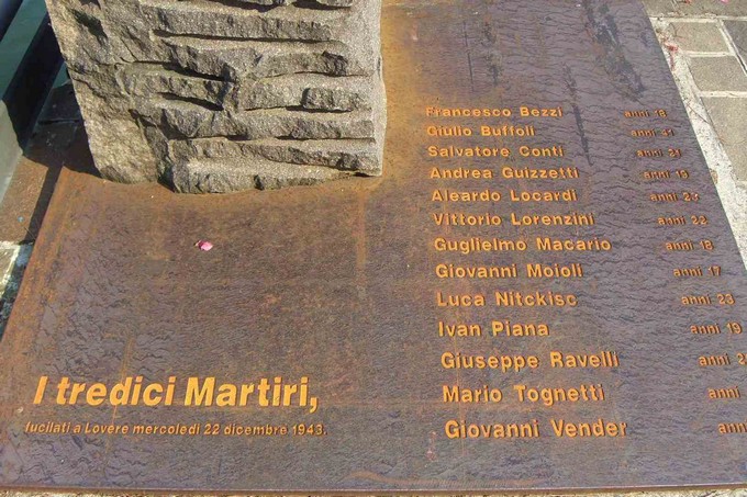 Lovere revoca la cittadinanza onoraria a Mussolini nella giornata di commemorazione dei Tredici martiri