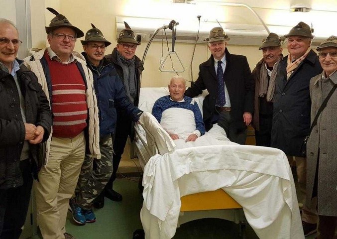 È “andato avanti” l’alpino di Marone Giulio Turelli, 104 anni, uno degli ultimi reduci di Nikolajewka