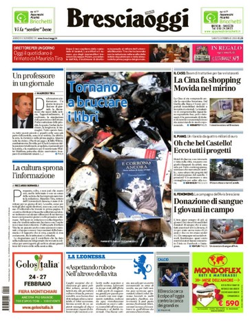 Rassegna stampa quotidiani locali del 24 febbraio 2018
