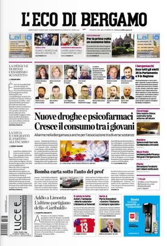 Rassegna stampa quotidiani locali del 7 marzo 2018