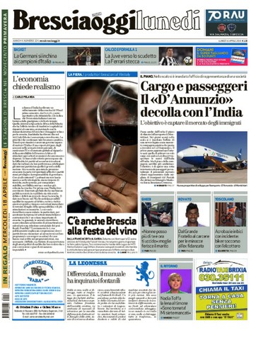 Rassegna stampa quotidiani locali 16 aprile 2018