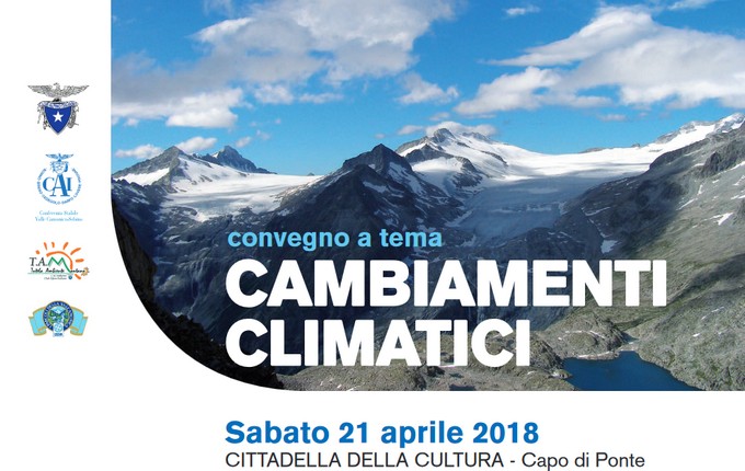 Sabato a Capo di Ponte esperti a convegno sui cambiamenti climatici