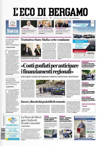 Rassegna stampa quotidiani locali 21 aprile 2018