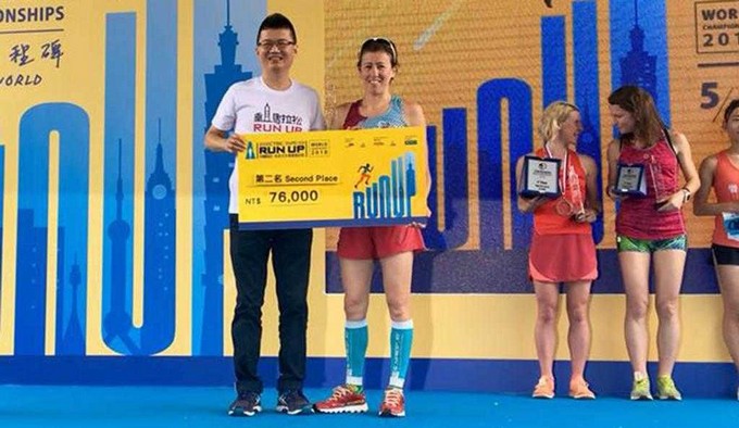 Towerrunning, la camuna Valentina Belotti seconda a Taipei