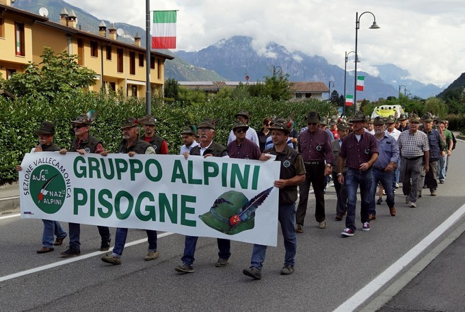 Il Gruppo Alpini di Pisogne in festa per i 91 anni