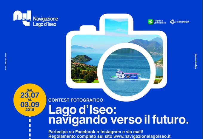 La Navigazione Lago d’Iseo lancia un concorso fotografico dedicato alle proprie navi