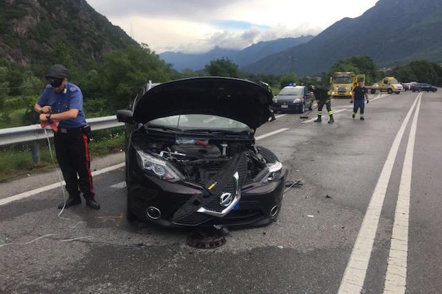 Darfo, incidente stradale sulla Statale 42: tre feriti
