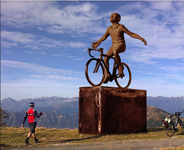 Montecampione, siglato l’accordo per realizzare la scultura in ricordo di Marco Pantani