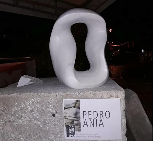 Pedro Ania vince il Simposio di scultura del marmo bianco di Vezza d’Oglio