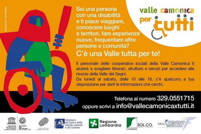 ‘A ciascuno il suo passo’, attivo un servizio d’informazioni per vacanze accessibili in Vallecamonica