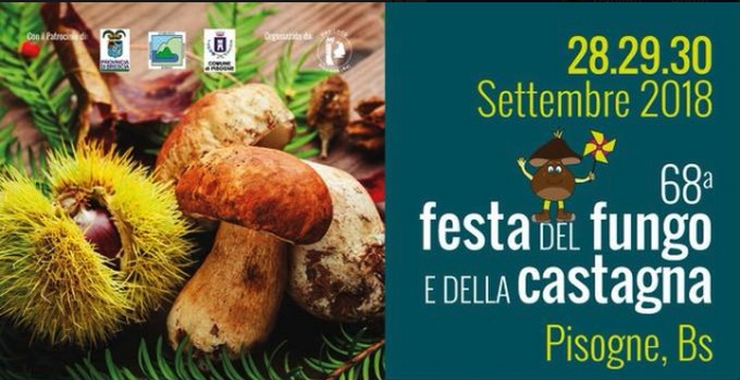 Pisogne, nel fine settimana torna la Festa del fungo e della castagna
