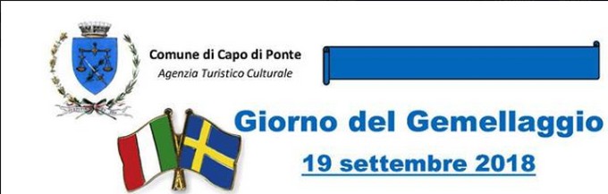Capo di Ponte, mercoledì si festeggia il gemellaggio con Tanum