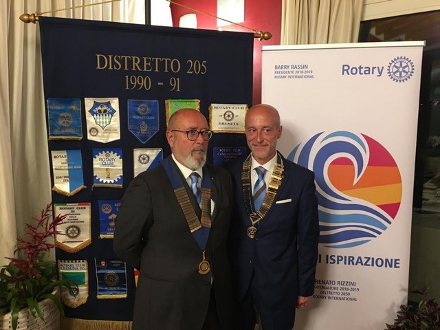 Rotary Club, il governatore distrettuale Pizzini in visita al club di Lovere-Iseo