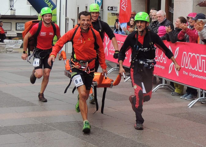 Bene la V Delegazione del Soccorso Alpino di Breno alla Dolomiti Rescue Race