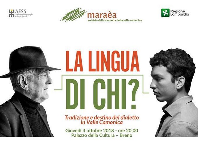 Dialetto, se ne parla a Breno per “Del bene e del bello”