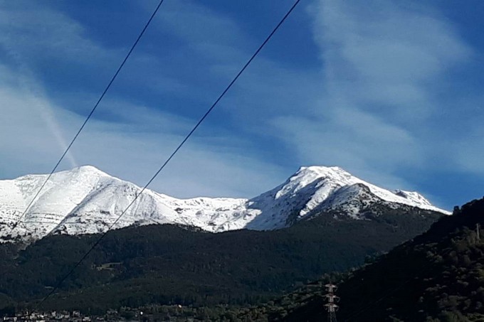 Con ottobre è arrivata la pioggia, che ai 2000 metri di quota è neve