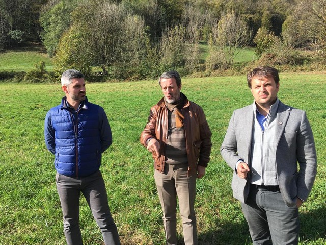 I sindaci di Malonno, Edolo e Sonico presentano il futuro depuratore nell’area in cui verrà costruito
