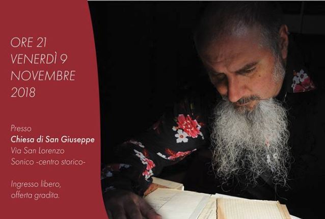 Sonico, venerdì concerto di Michele Gazich su invito de Il Cardo