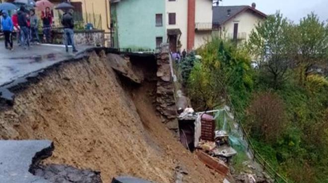 Vilminore, tre le strade franate