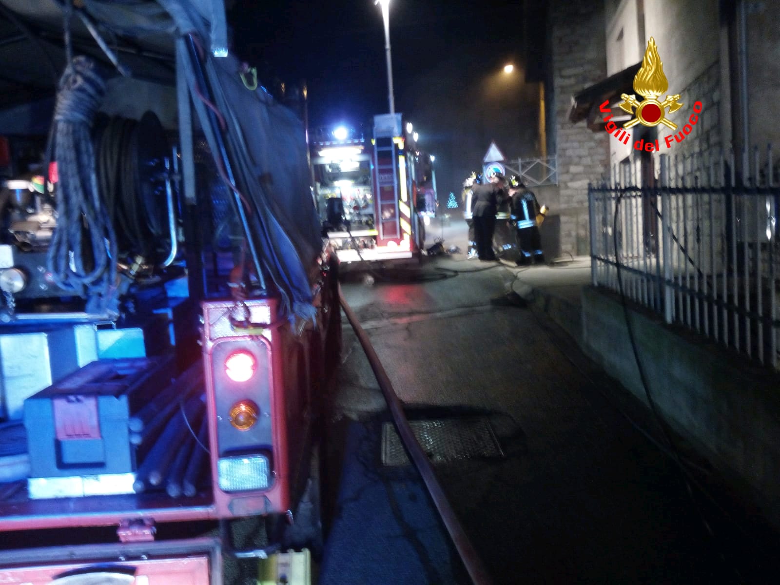 Grevo, incendio in un’abitazione: due famiglie sfollate