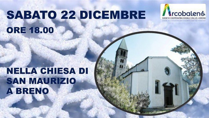 Breno, la Cooperativa Arcobaleno festeggia il Natale con una Messa in San Maurizio