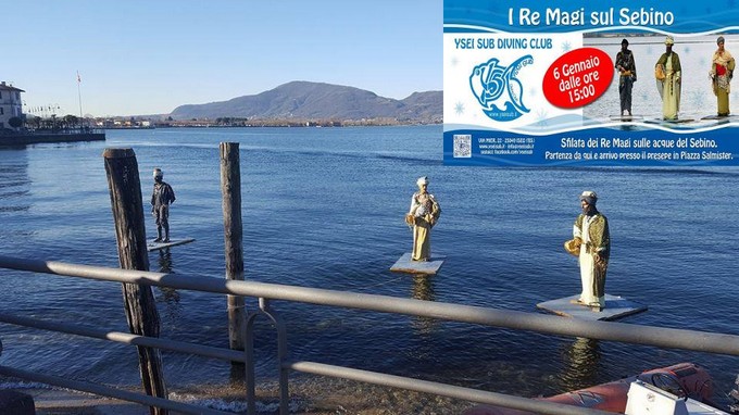 Iseo, i Re Magi camminano come da tradizione sul lago