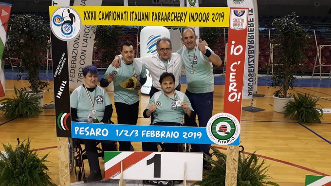 Polisportiva Disabili di Vallecamonica, primo psoto ai Campionati indoor di tiro con l’arco