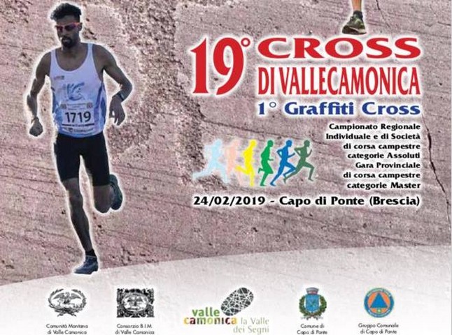 Capo di Ponte invasa dagli atleti per il Cross di Vallecamonica – I° Trofeo Graffiti