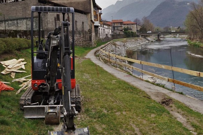 Darfo, una nuova pista ciclabile da via Isola a Piazza Abbeveratore