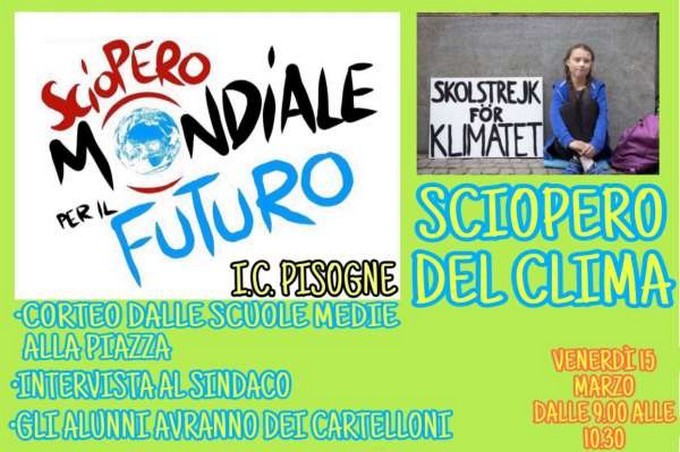 Sciopero globale: Il Consiglio Comunale dei ragazzi di Pisogne aderisce e scende in piazza