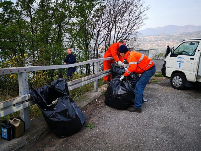 Marone, Protezione Civile al lavoro per la bonifica delle discariche abusive