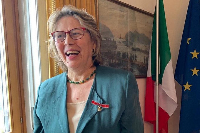 Lorenza Rivetta di Canè di Vione insignita del titolo di Cavaliere dell’ordine della Stella d’Italia