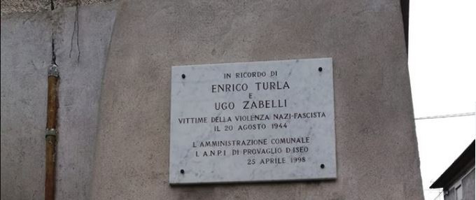 Provaglio d’Iseo, un ‘Percorso permanente della memoria’ per non dimenticare la Resistenza