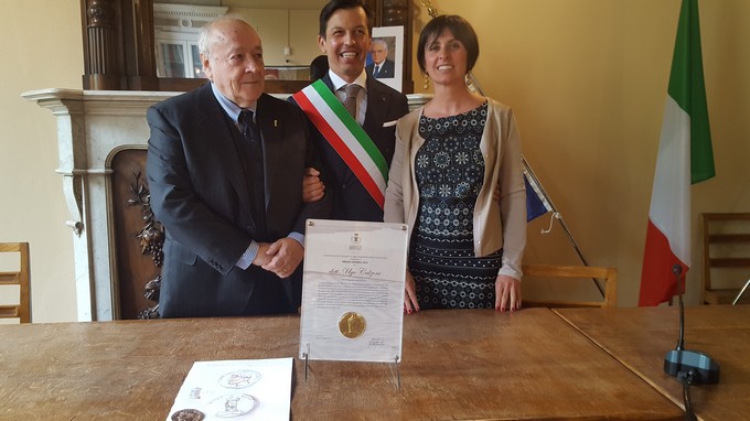 Breno: consegnato a Ugo Calzoni il Premio Minerva 2019
