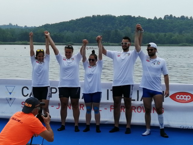 Canottieri Sebino di Lovere, la sedicenne Maryam campionessa italiana junior nel quattro con di pararowing