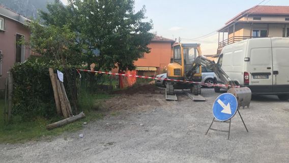 Darfo, lavori in corso per un nuovo parcheggio in via San Pio X